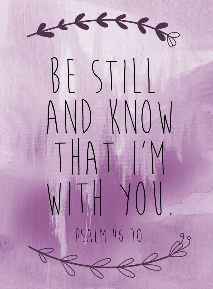 Psalm 46-10 art print by Victoria Brown for $57.95 CAD