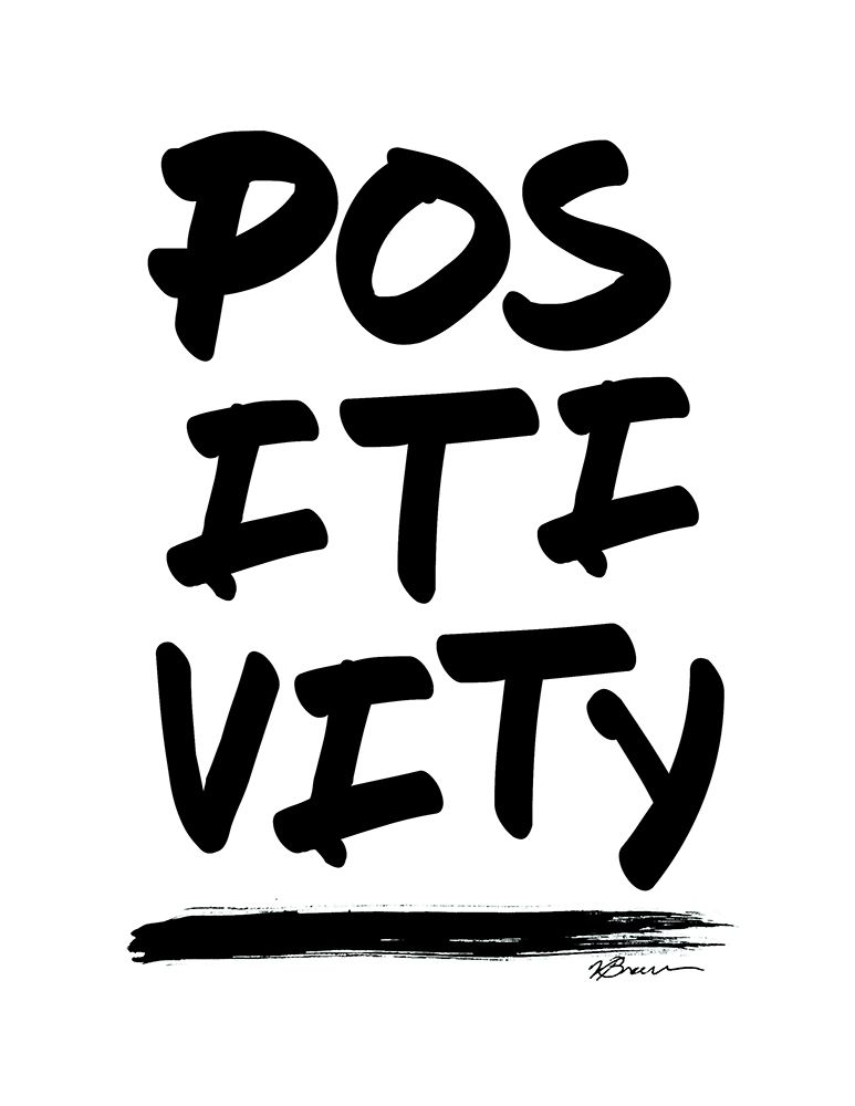Positivity art print by Victoria Brown for $57.95 CAD