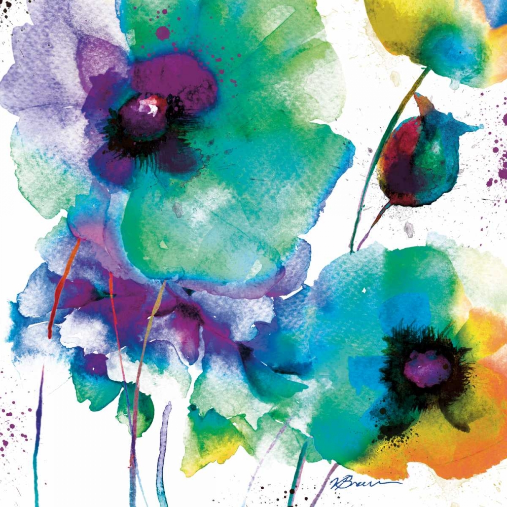 Color Flowers art print by Victoria Brown for $57.95 CAD
