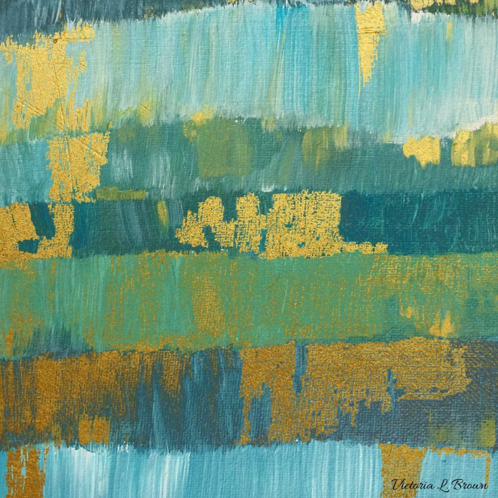 Abstract Blues art print by Victoria Brown for $57.95 CAD