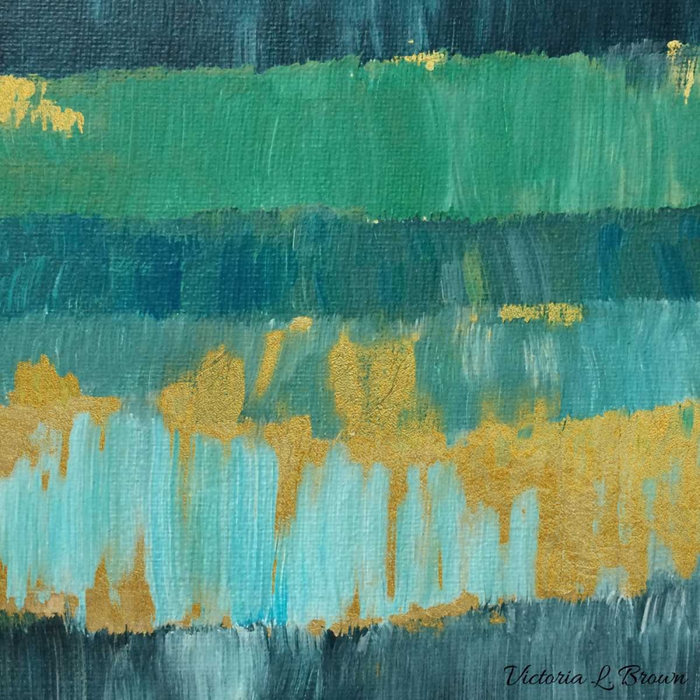 Abstract Blues 2 art print by Victoria Brown for $57.95 CAD