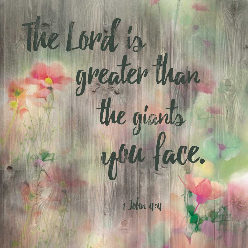 Lord Is Greater art print by Victoria Brown for $57.95 CAD