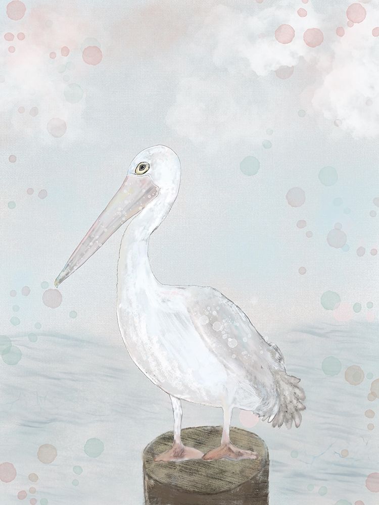 Lonely Seagull art print by Karen Barski for $57.95 CAD