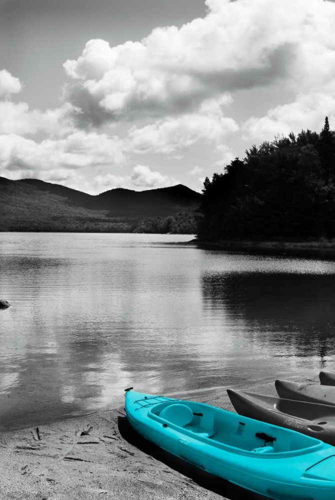 Kayak Teal art print by Suzanne Foschino for $57.95 CAD
