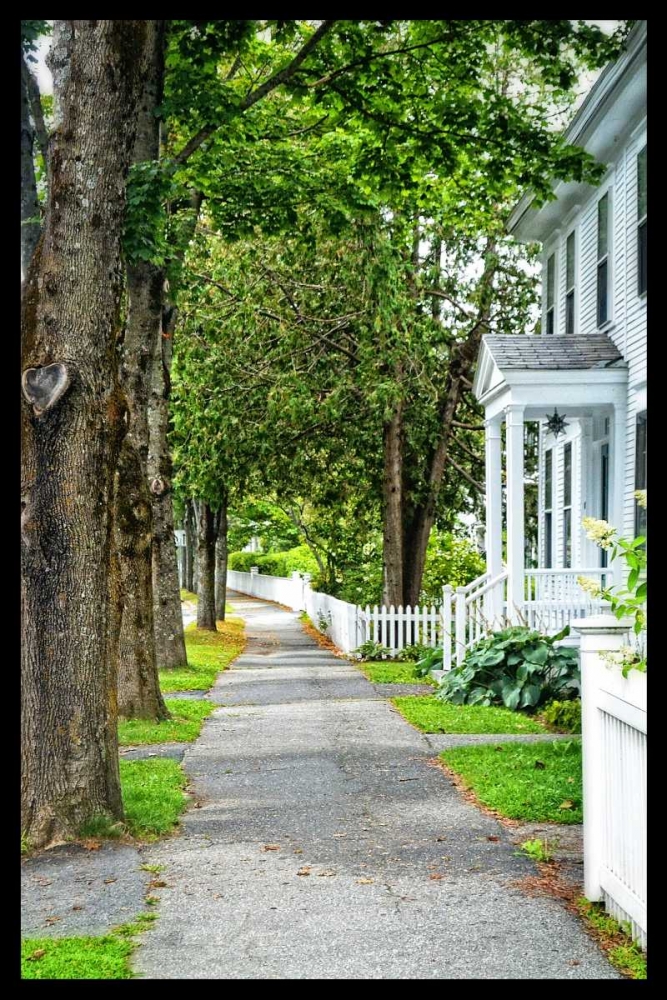 Country Town Sidewalk art print by Suzanne Foschino for $57.95 CAD