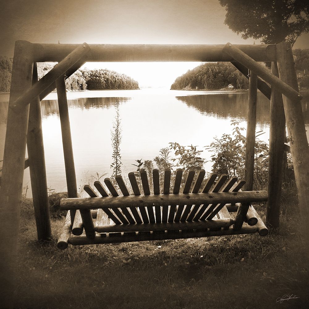 Sepia Lakeview art print by Suzanne Foschino for $57.95 CAD