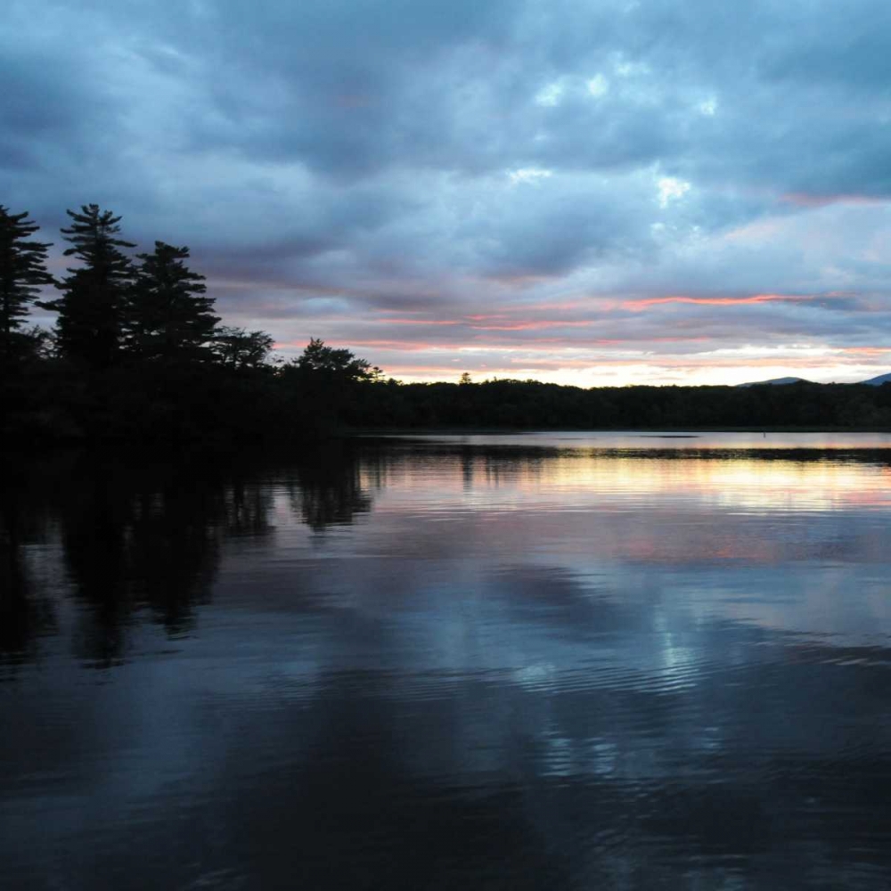 Sunset Lake Pink 1 art print by Suzanne Foschino for $57.95 CAD