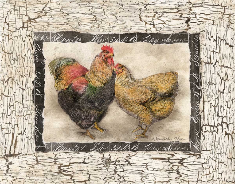 Fowl Play III art print by Charlene Olson for $57.95 CAD