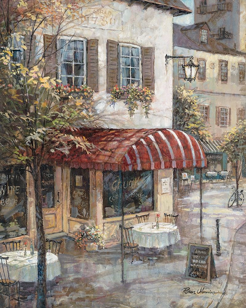 Coffee House Ambience art print by Ruane Manning for $57.95 CAD