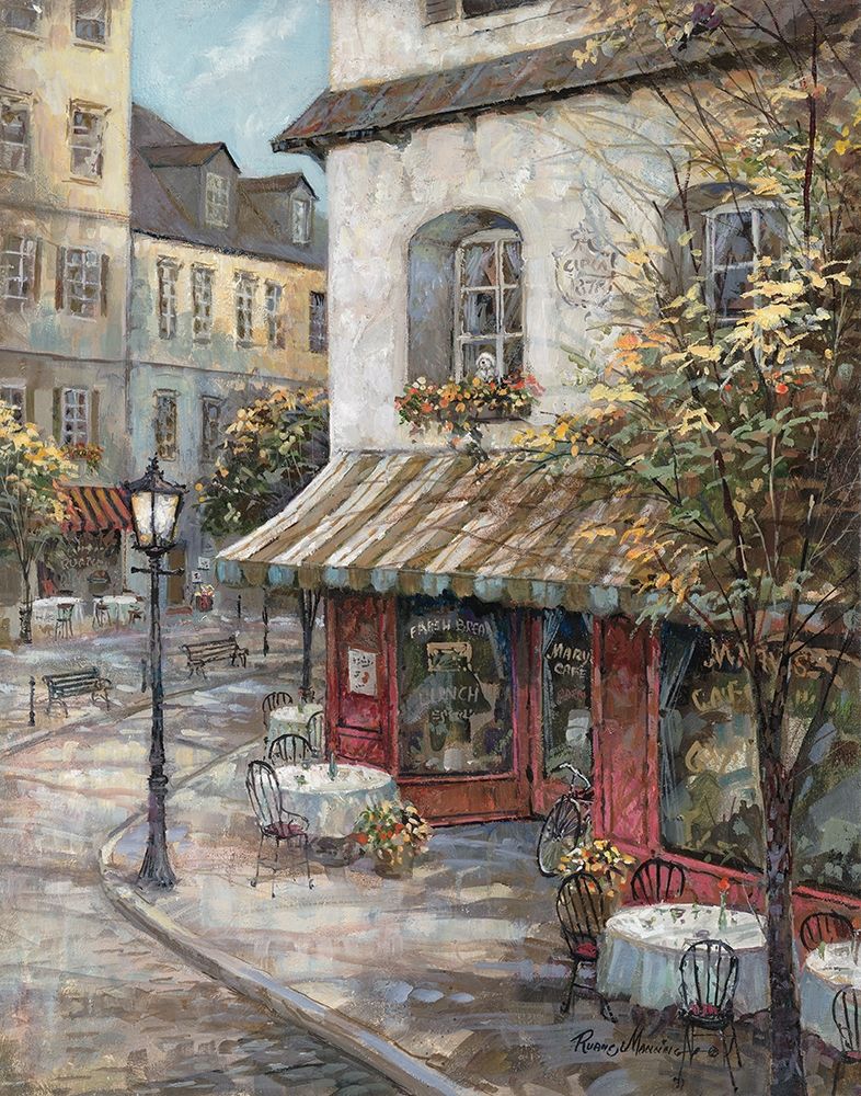 My Favorite Cafe art print by Ruane Manning for $57.95 CAD