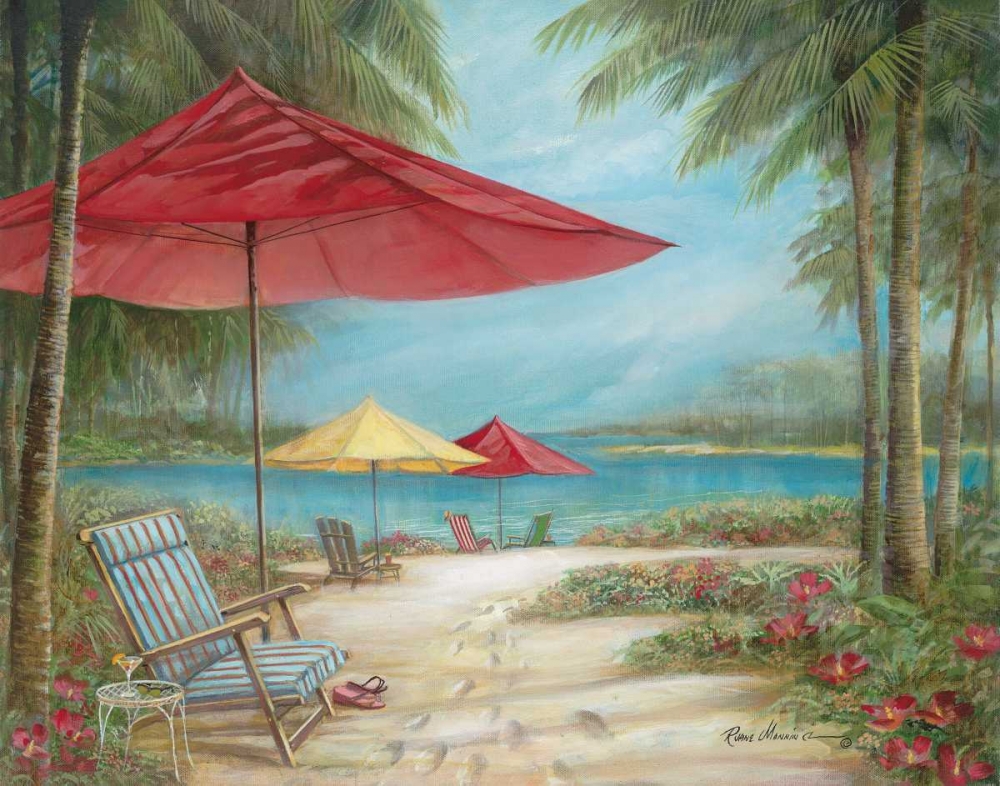 Relax Paradise I art print by Ruane Manning for $57.95 CAD