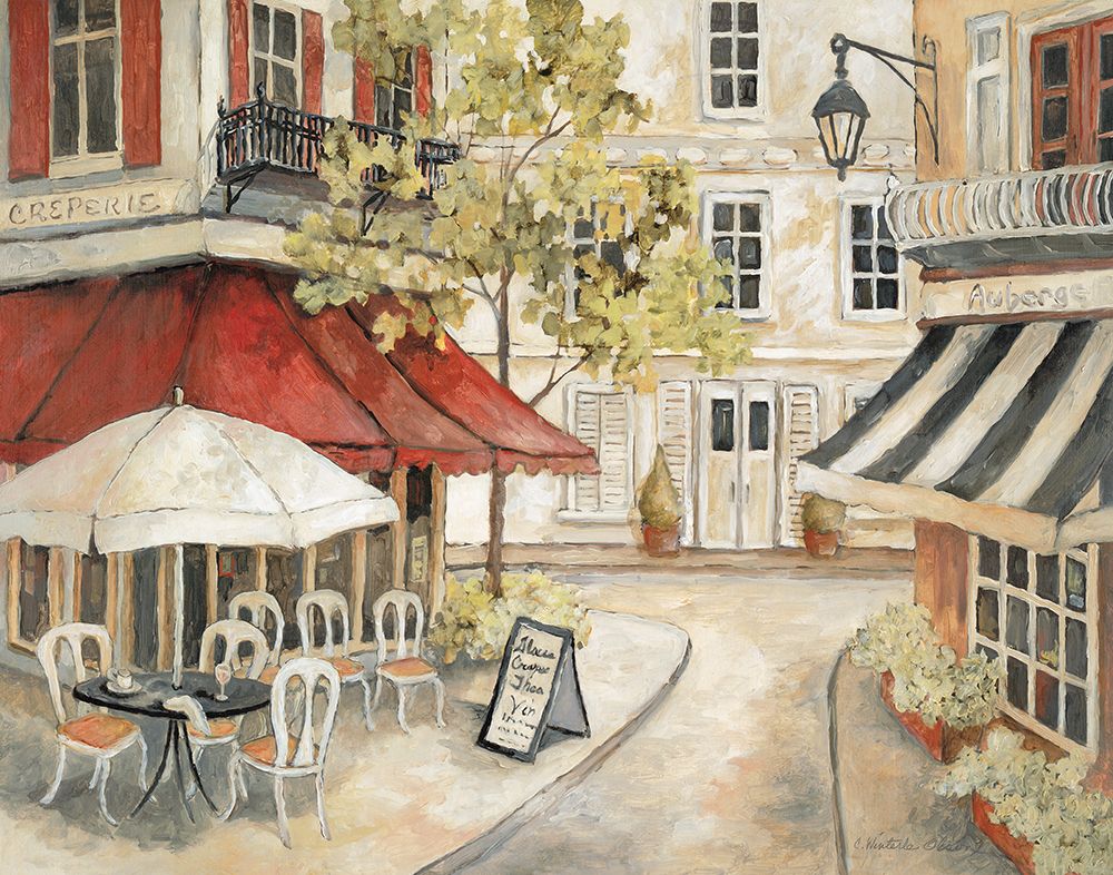 Daytime Cafe I art print by Charlene Olson for $57.95 CAD