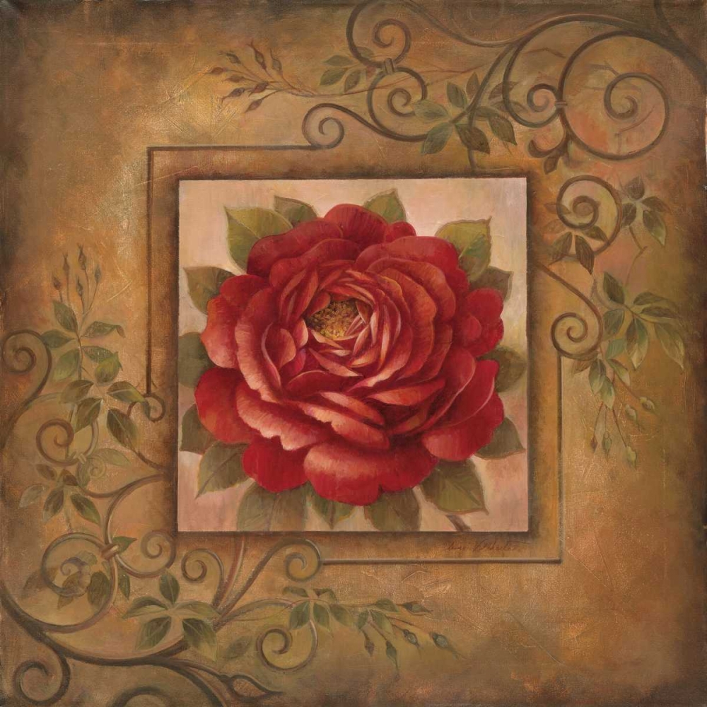 Sacred Rose II art print by Elaine Vollherbst-Lane for $57.95 CAD