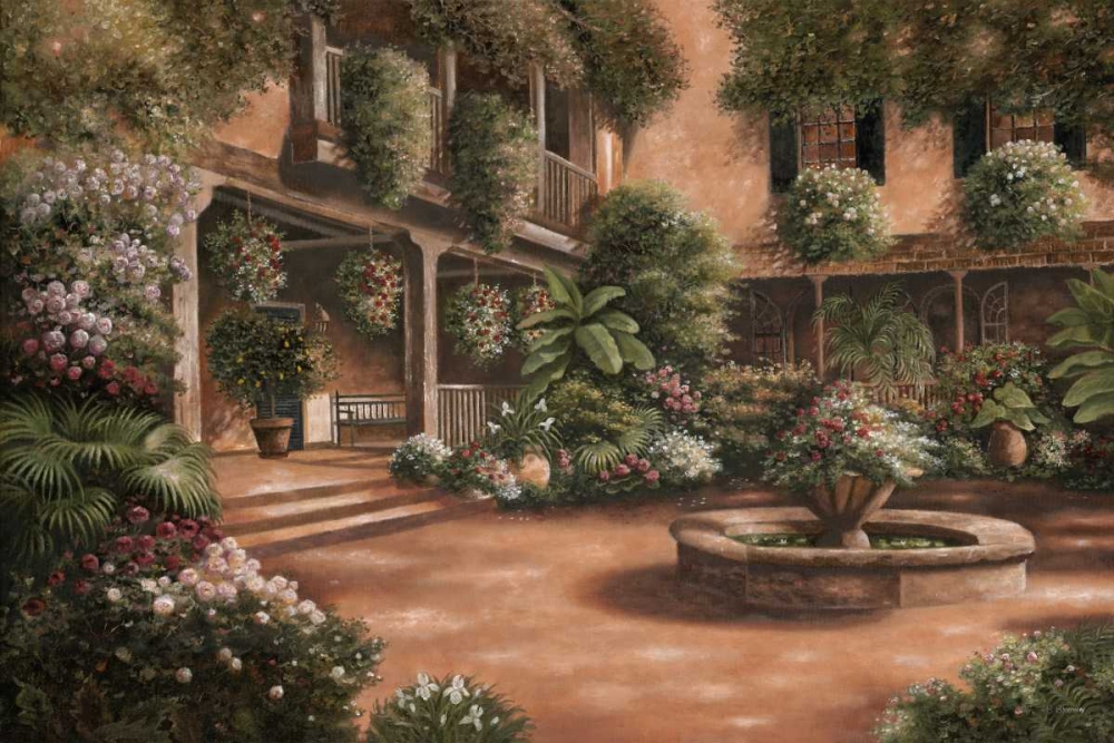 French Quarter Courtyard II art print by Betsy Brown for $57.95 CAD