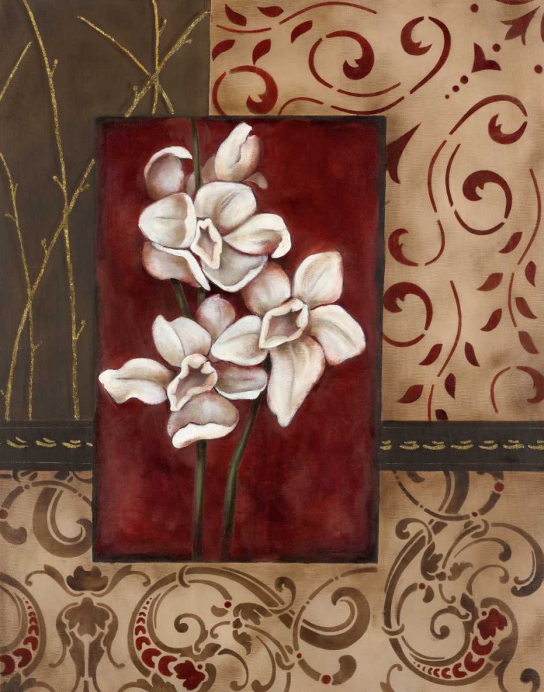 Stylized Orchid I art print by Carol Robinson for $57.95 CAD