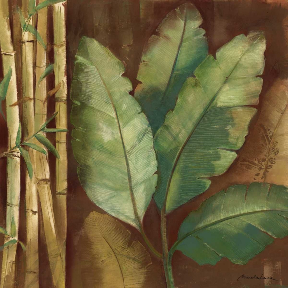 Bamboo and Palms I art print by Pamela Luer for $57.95 CAD
