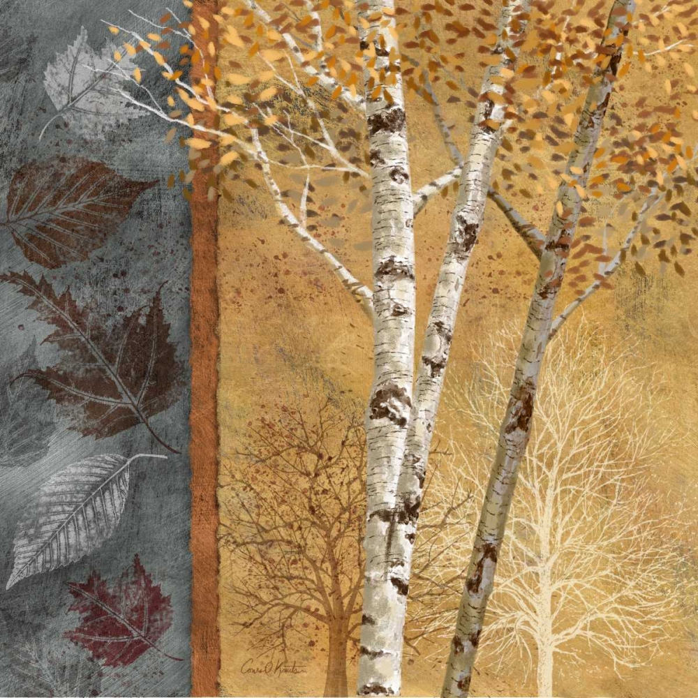 Birch Trees in Autumn I art print by Conrad Knutsen for $57.95 CAD