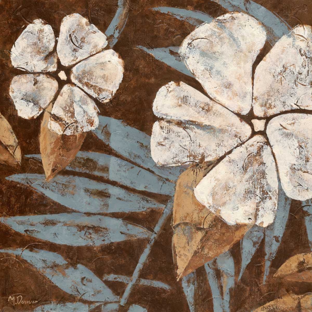 Flwers on Chocolate II art print by Maria Donovan for $57.95 CAD