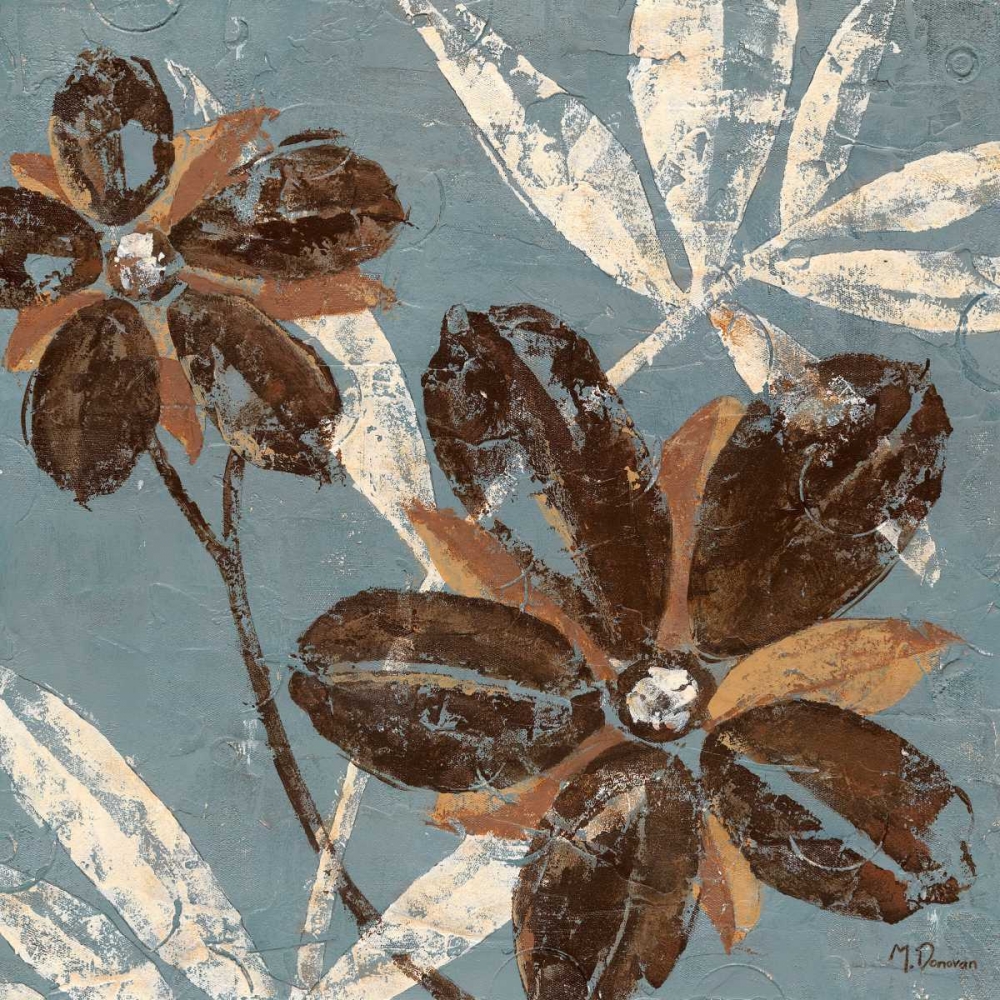 Flowers on Denim III art print by Maria Donovan for $57.95 CAD