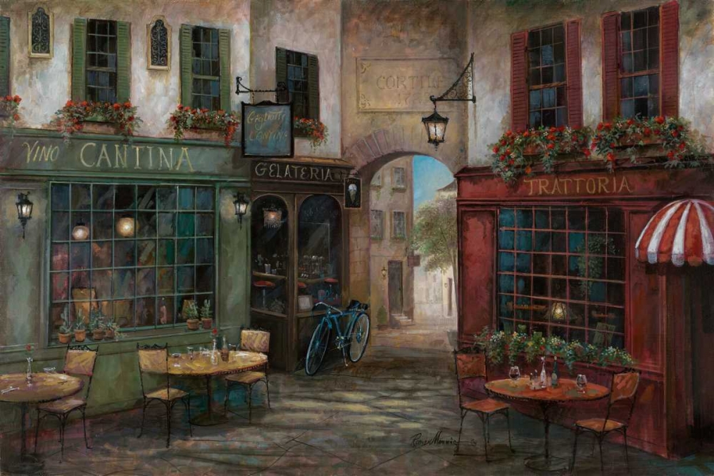 Courtyard Ambiance art print by Ruane Manning for $57.95 CAD