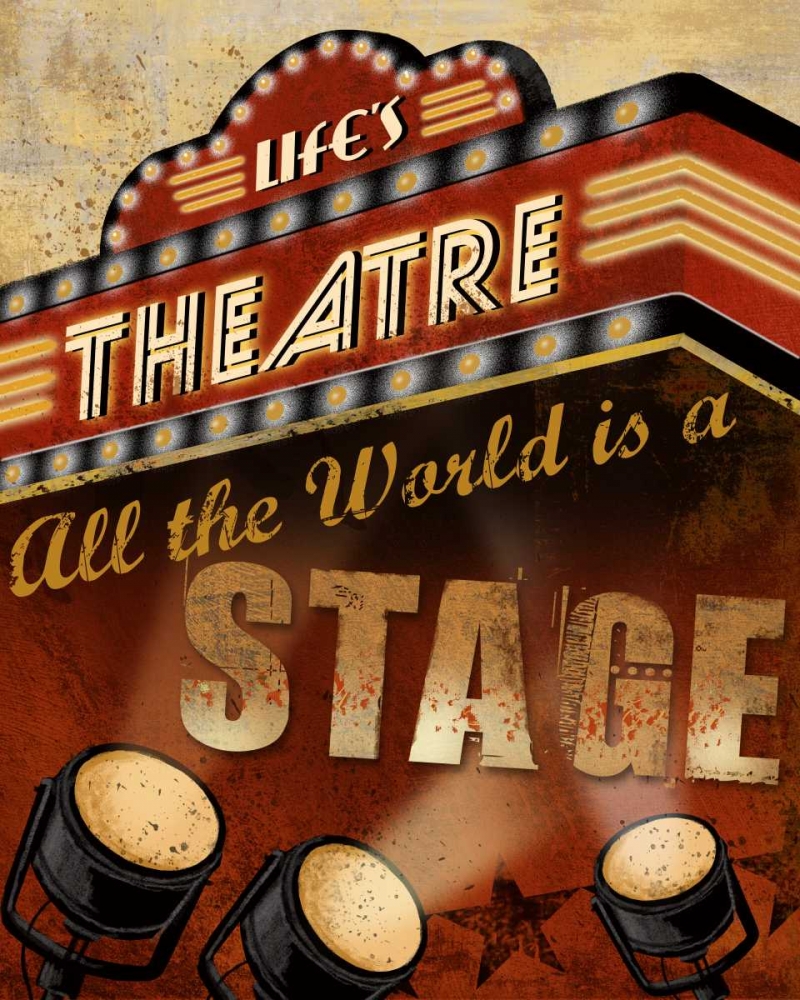 Lifes Theatre art print by Conrad Knutsen for $57.95 CAD