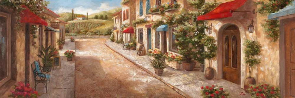 Italian Village II art print by Nan for $57.95 CAD