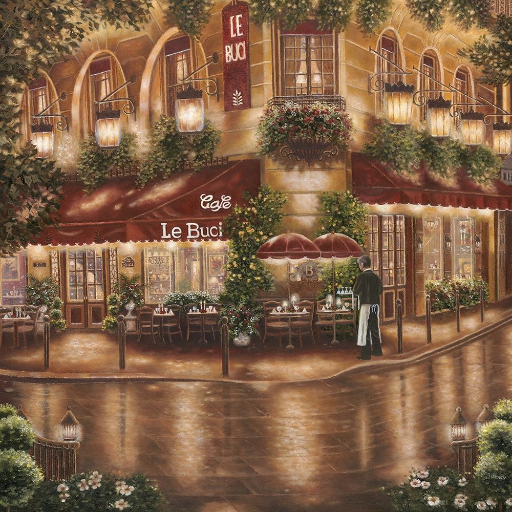 Cafe le Buci art print by Betsy Brown for $57.95 CAD
