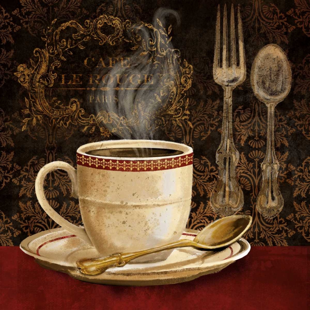 Cafe Rouge art print by Conrad Knutsen for $57.95 CAD
