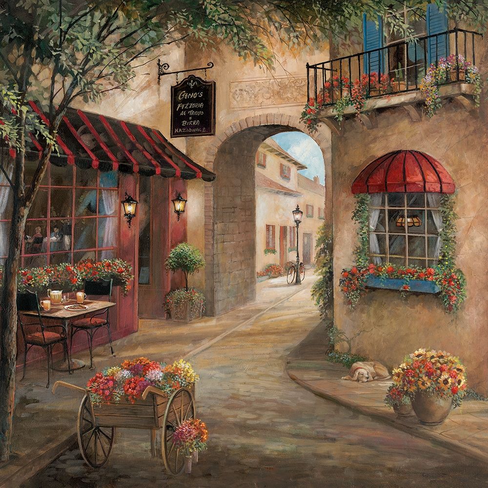 Ginos Pizzeria (Detail) art print by Ruane Manning for $57.95 CAD