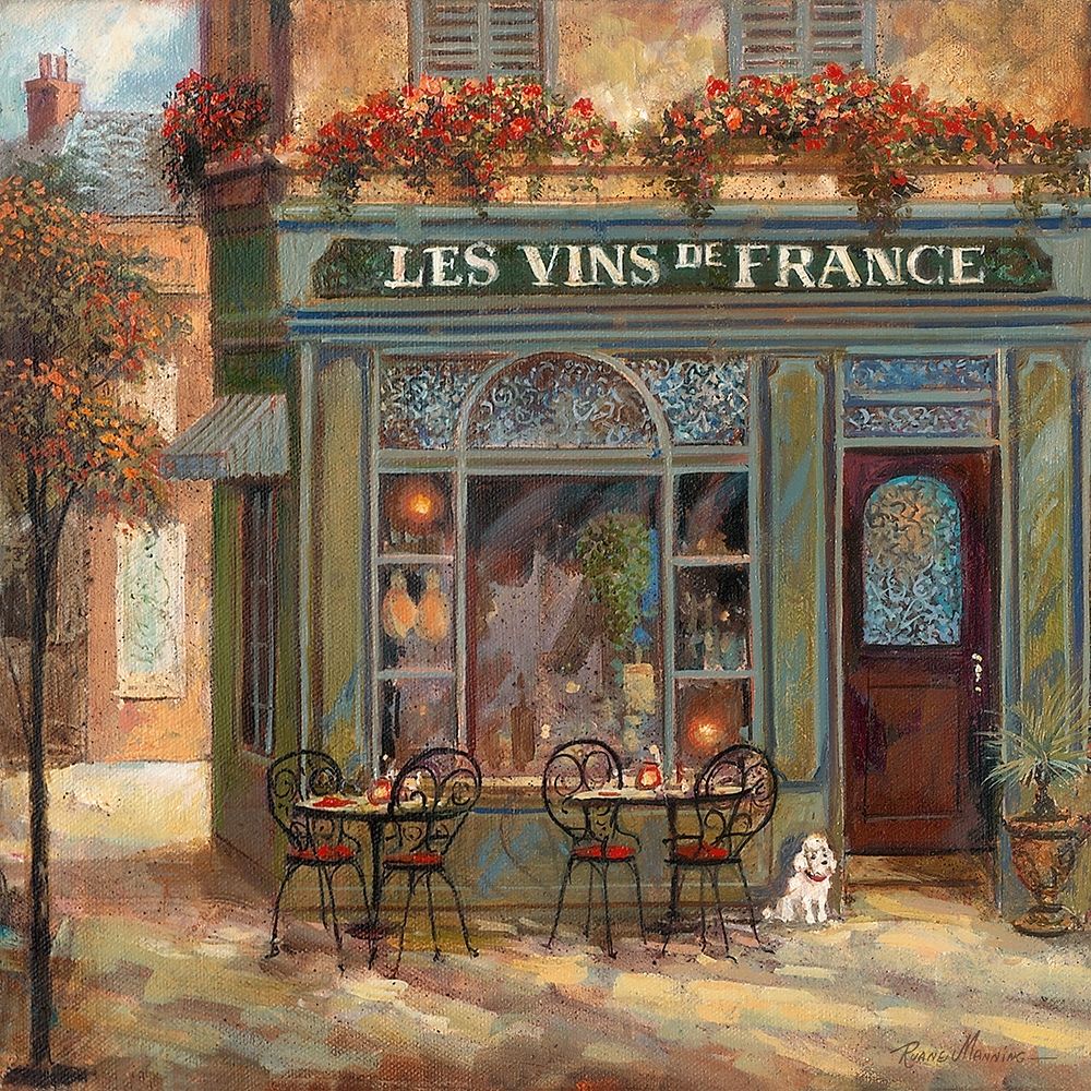 Wine Shop art print by Ruane Manning for $57.95 CAD