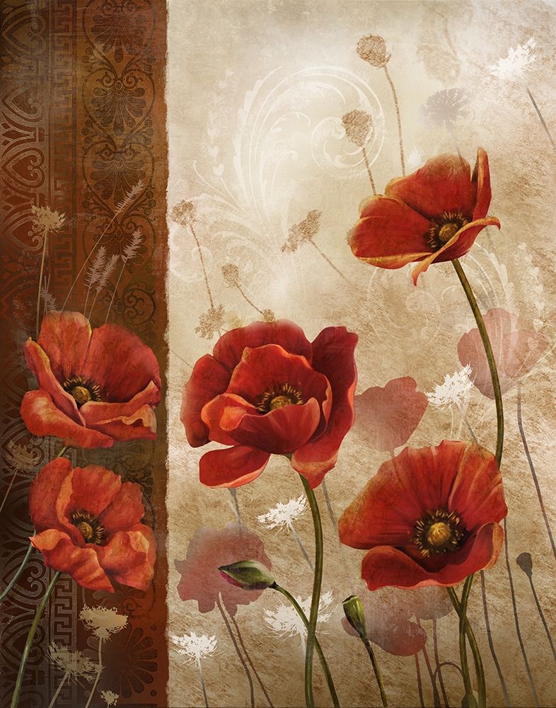 Wild Poppies I art print by Conrad Knutsen for $57.95 CAD