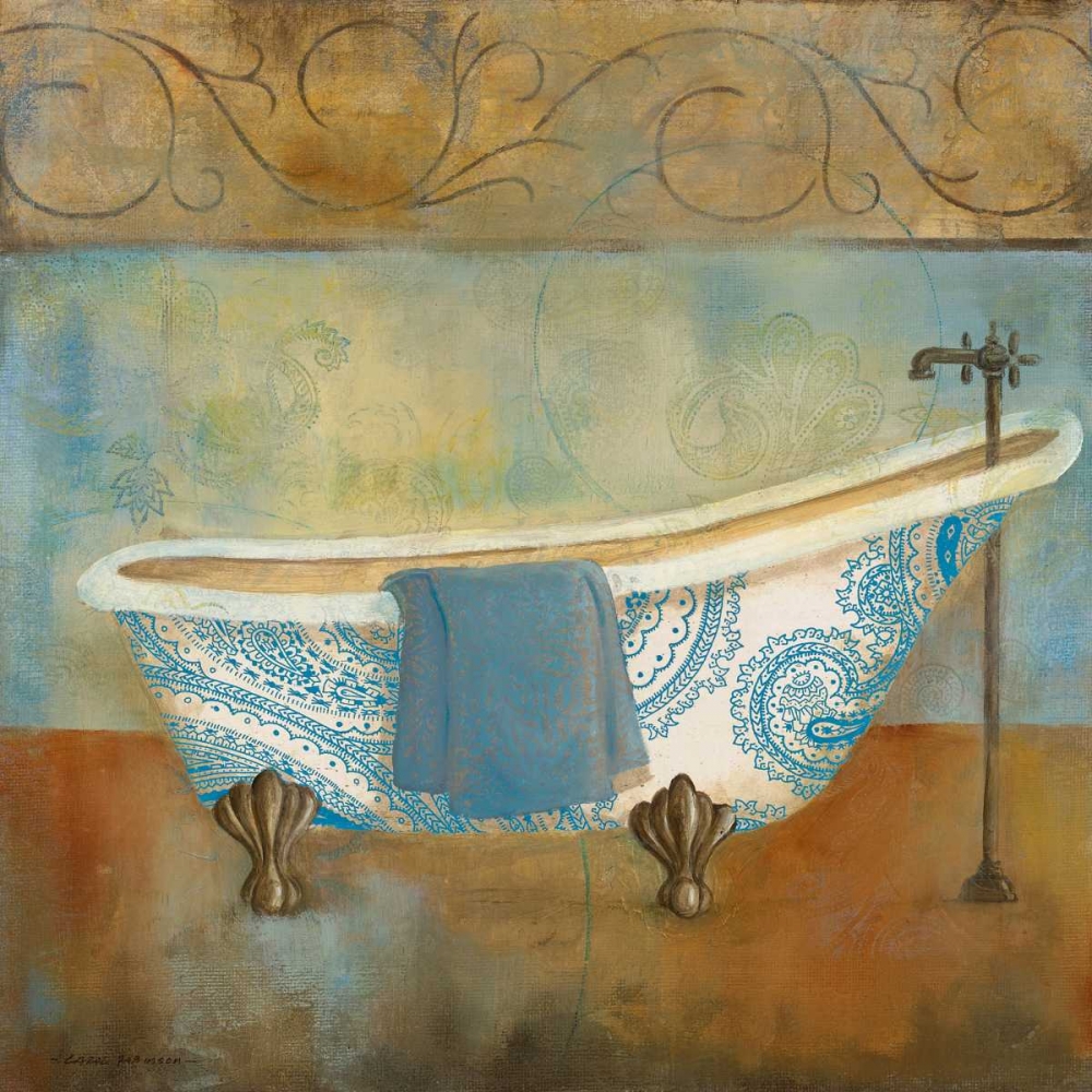 Paisley Bath I art print by Carol Robinson for $57.95 CAD
