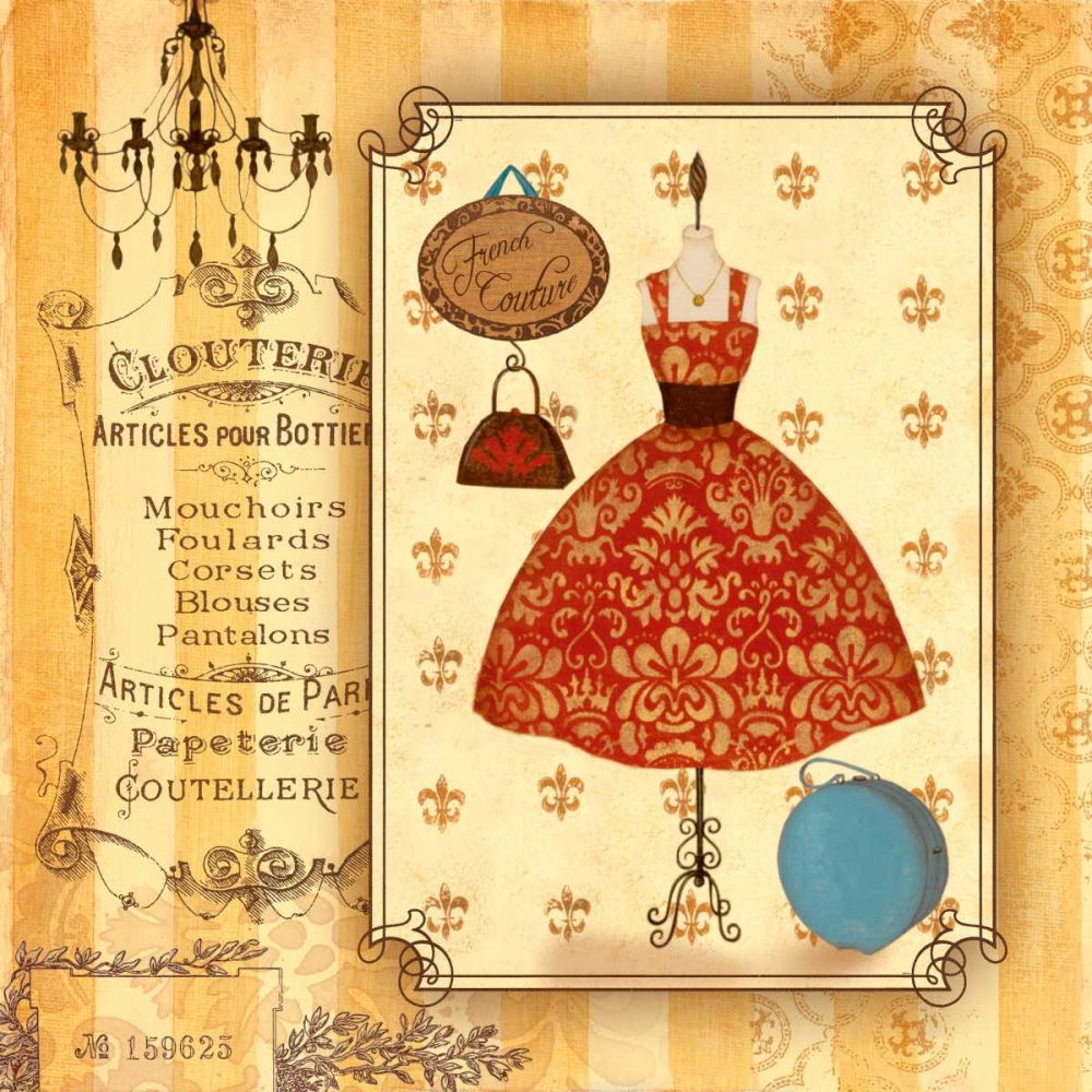 French Couture art print by Jane Carroll for $57.95 CAD