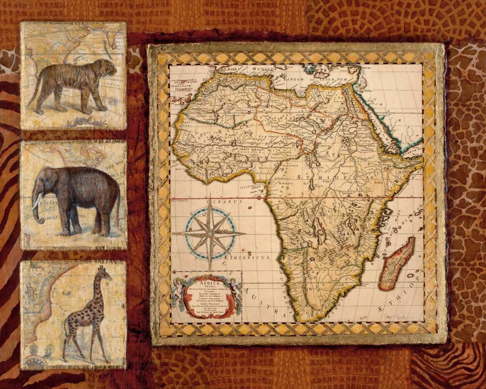 Journey to Africa I art print by Tava Studios for $57.95 CAD