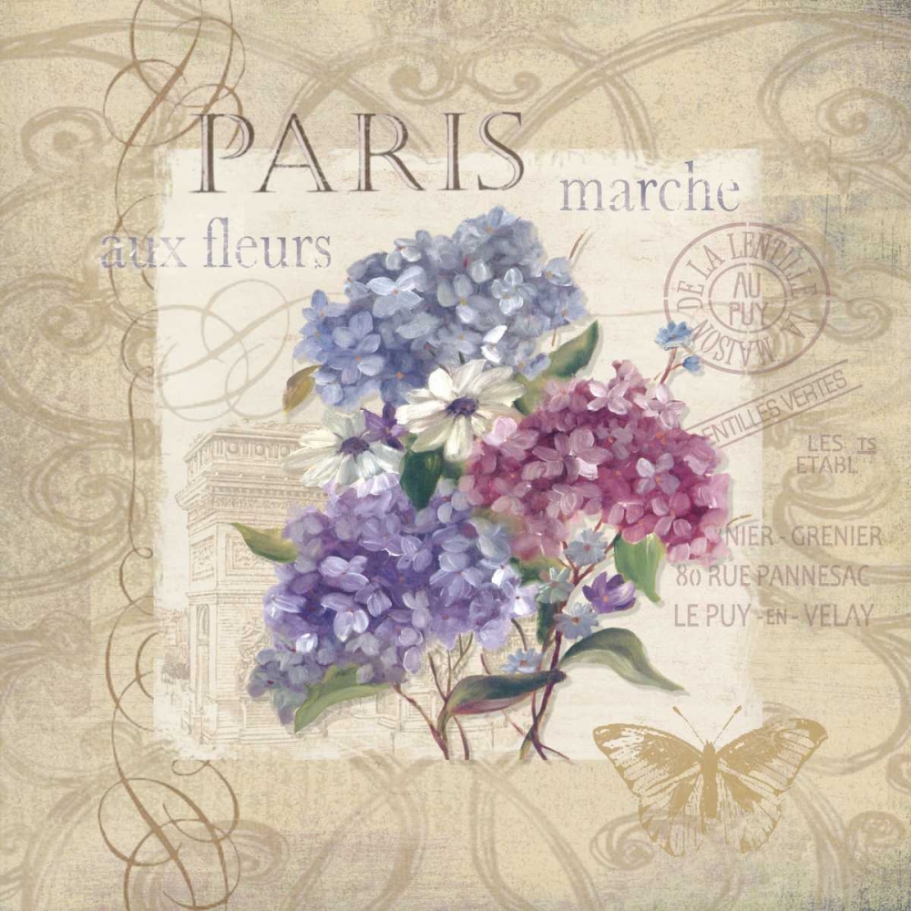 Paris Flower Market art print by Carol Robinson for $57.95 CAD