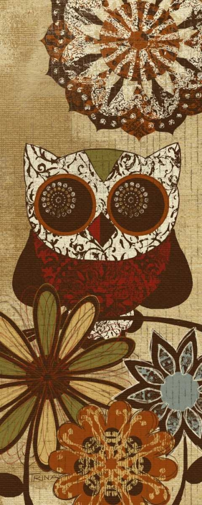 Owls Wisdom II art print by Katrina Craven for $57.95 CAD
