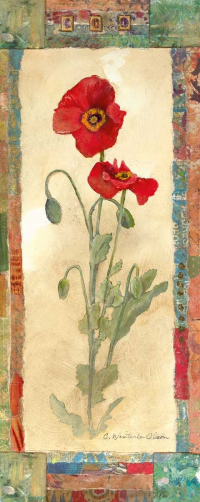 Poppy Montage art print by Charlene Olson for $57.95 CAD