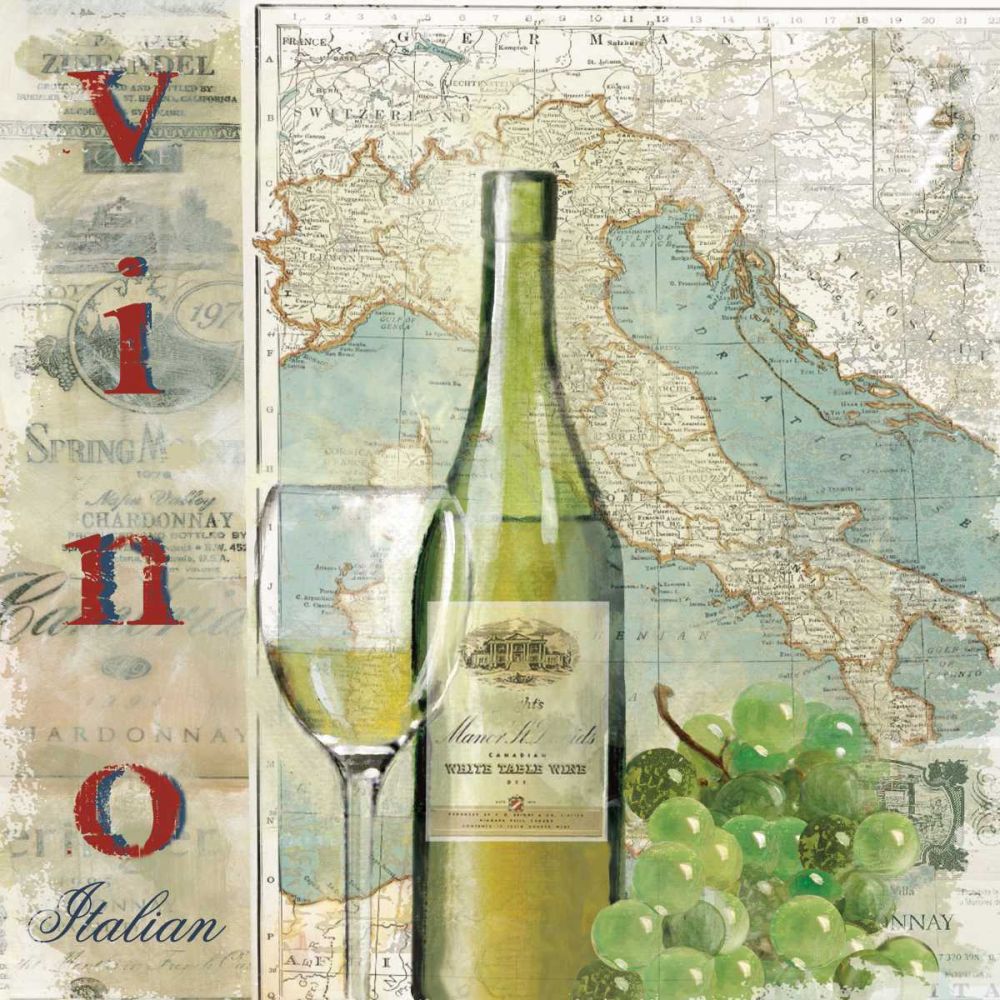 Vino art print by Carol Robinson for $57.95 CAD