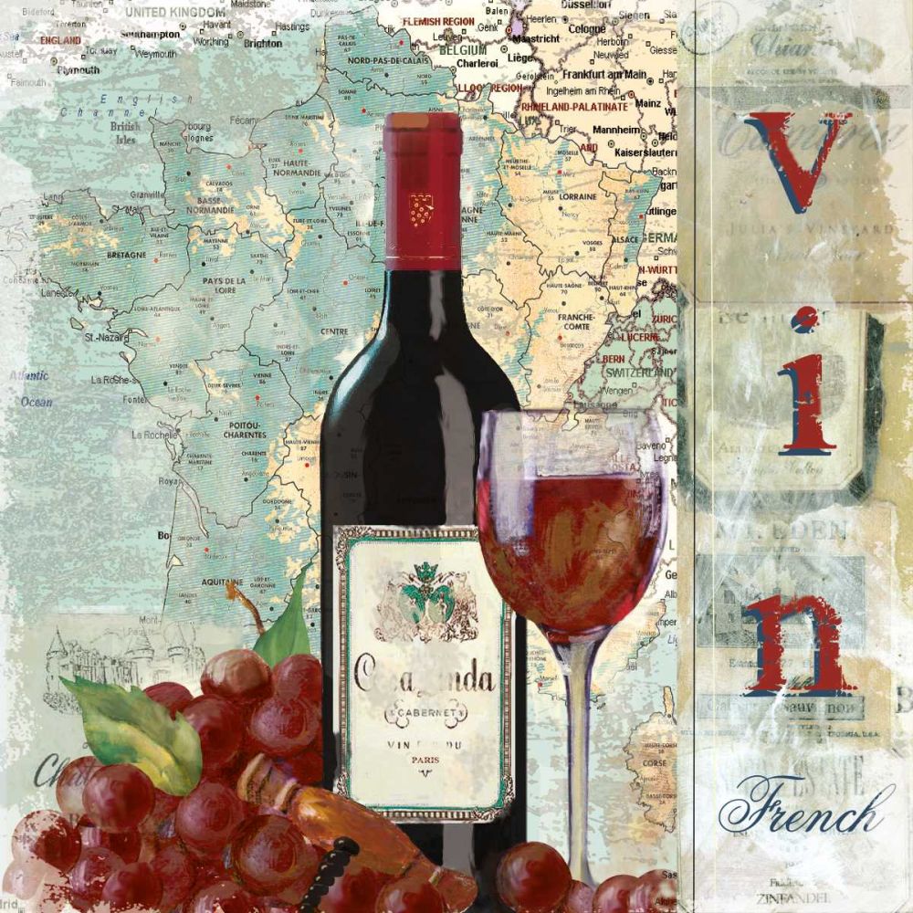 Vin art print by Carol Robinson for $57.95 CAD