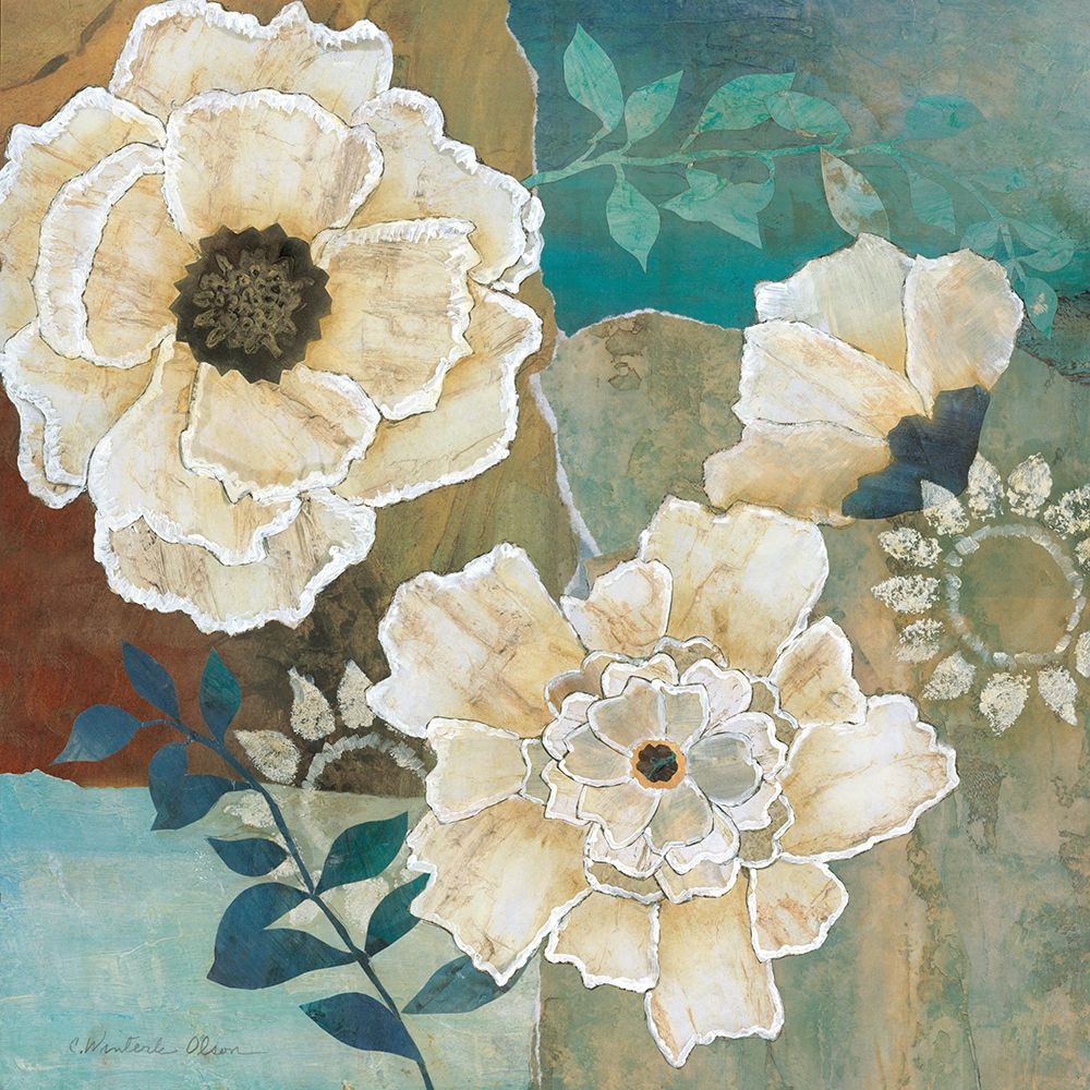 Flowers at Dawn I art print by Charlene Olson for $57.95 CAD