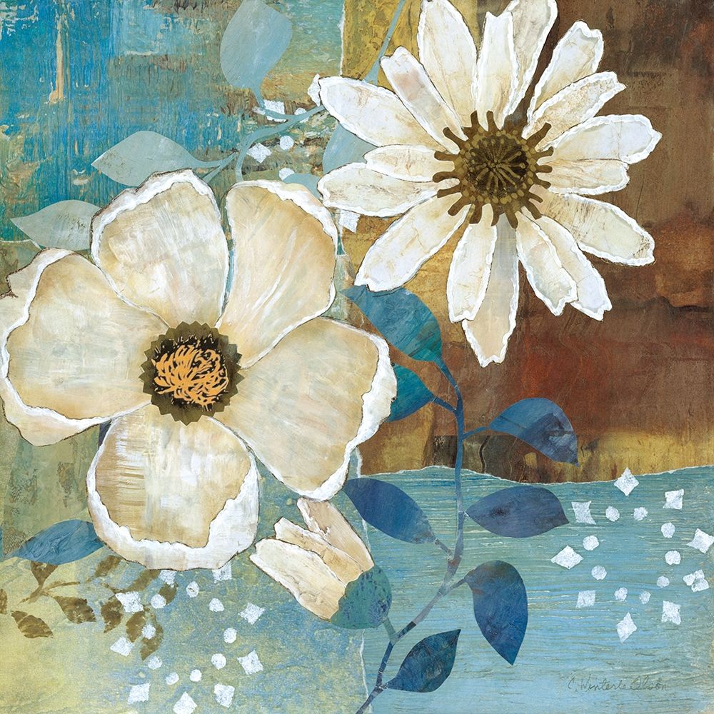 Flowers at Dawn II art print by Charlene Olson for $57.95 CAD