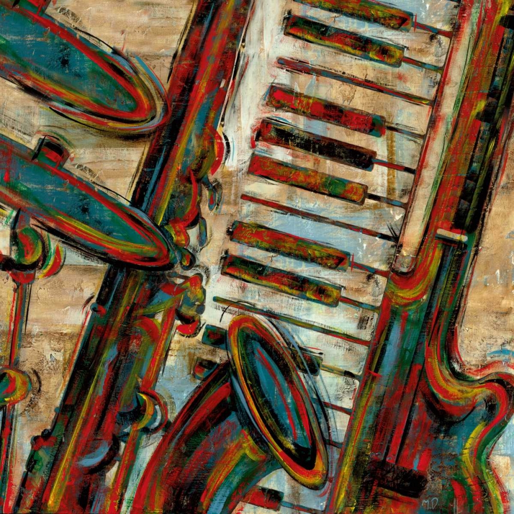 Jazz Montage art print by Maria Donovan for $57.95 CAD