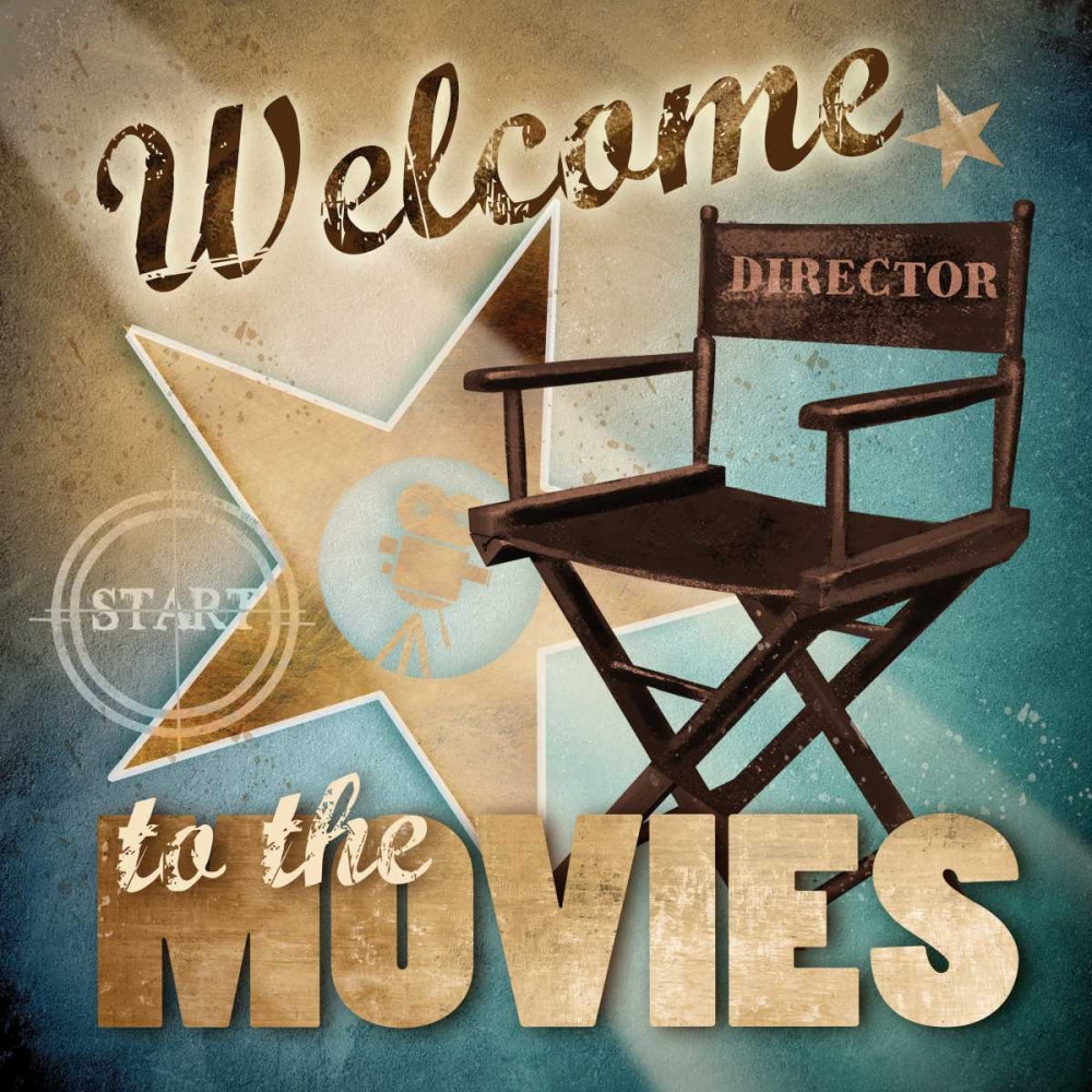 Welcome ToThe Movies art print by Conrad Knutsen for $57.95 CAD