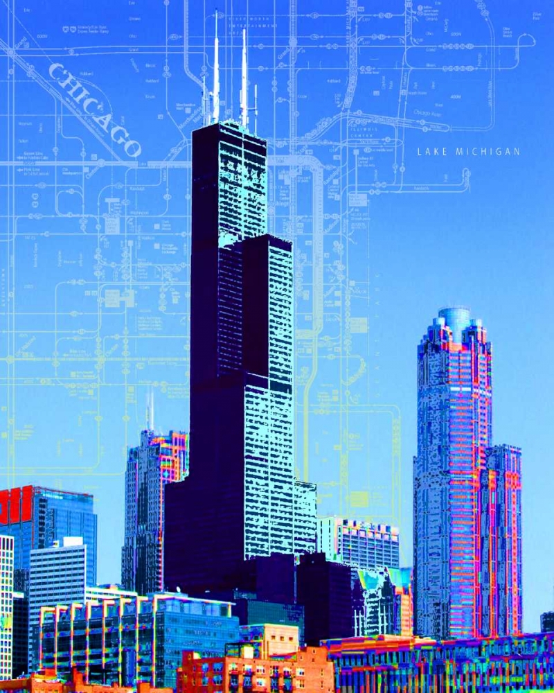 Willis Tower art print by Kelly Donovan for $57.95 CAD