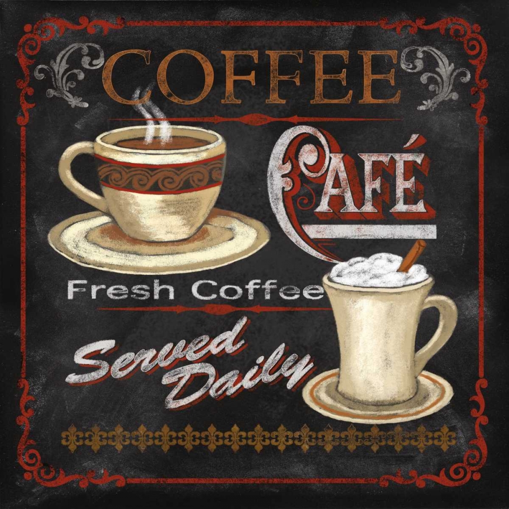 Coffee Cafe art print by Conrad Knutsen for $57.95 CAD