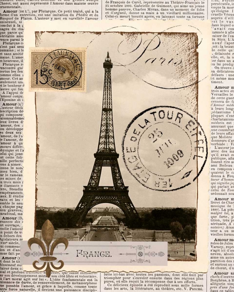 Paris Memories art print by Katrina Craven for $57.95 CAD