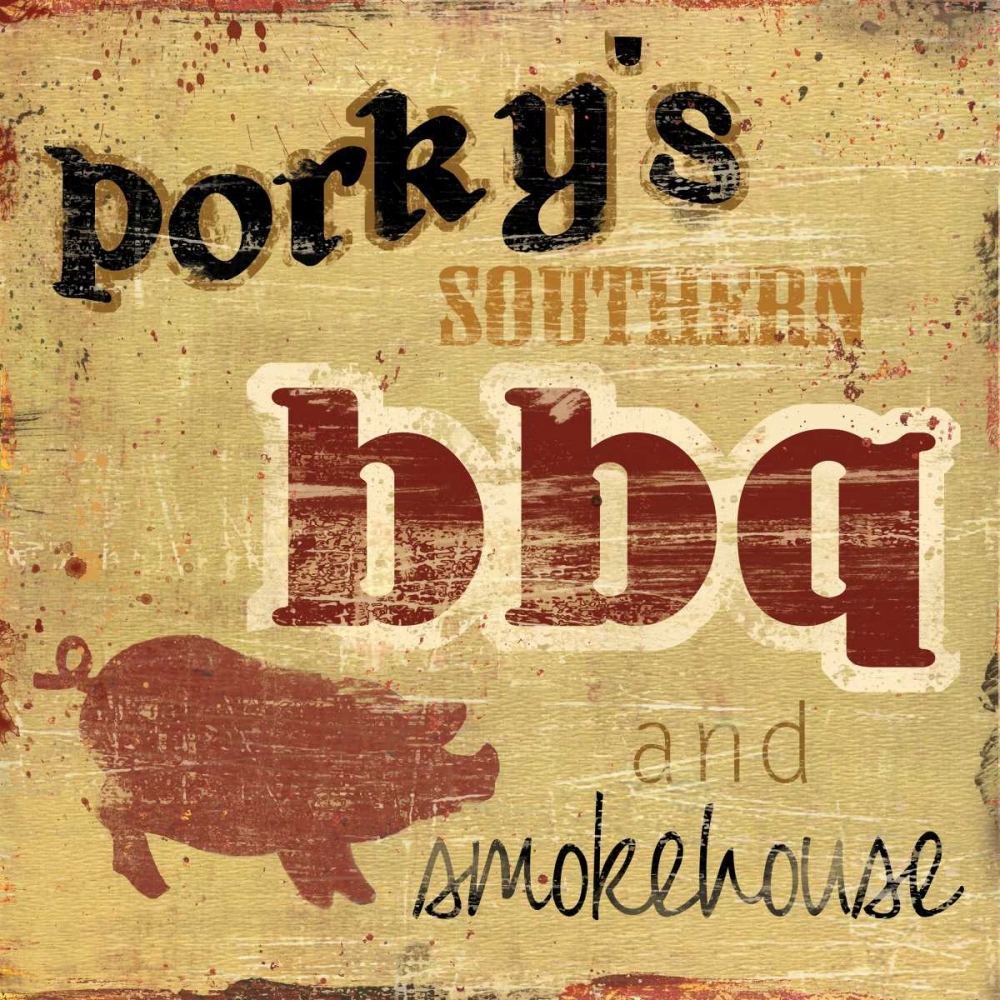 Porkys Southern art print by Carol Robinson for $57.95 CAD