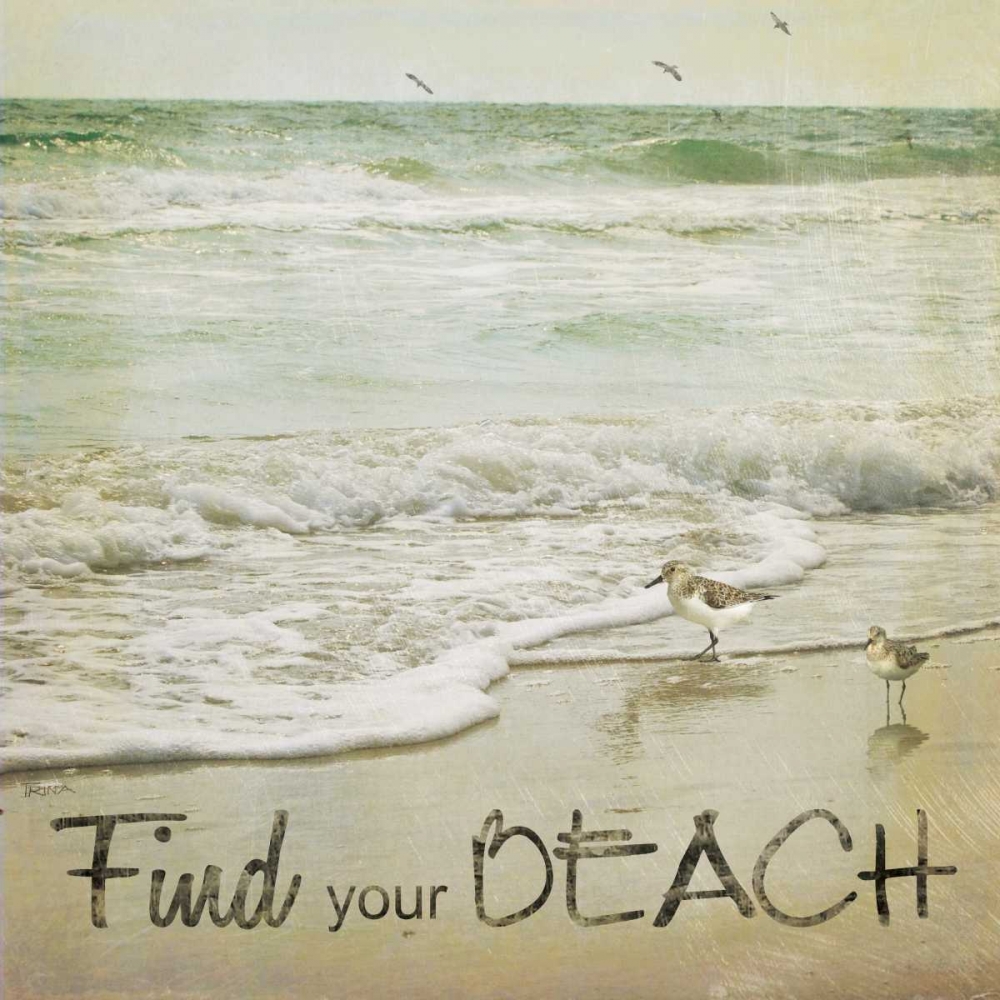 Find Your Beach art print by Katrina Craven for $57.95 CAD