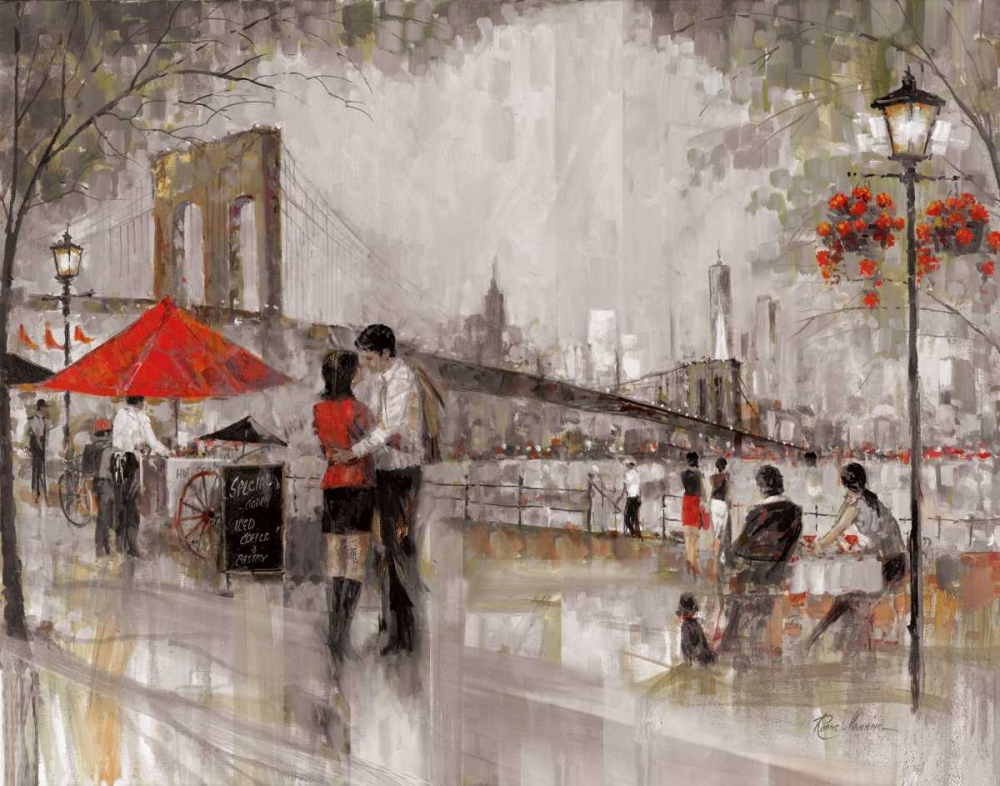 New York Romance art print by Ruane Manning for $57.95 CAD