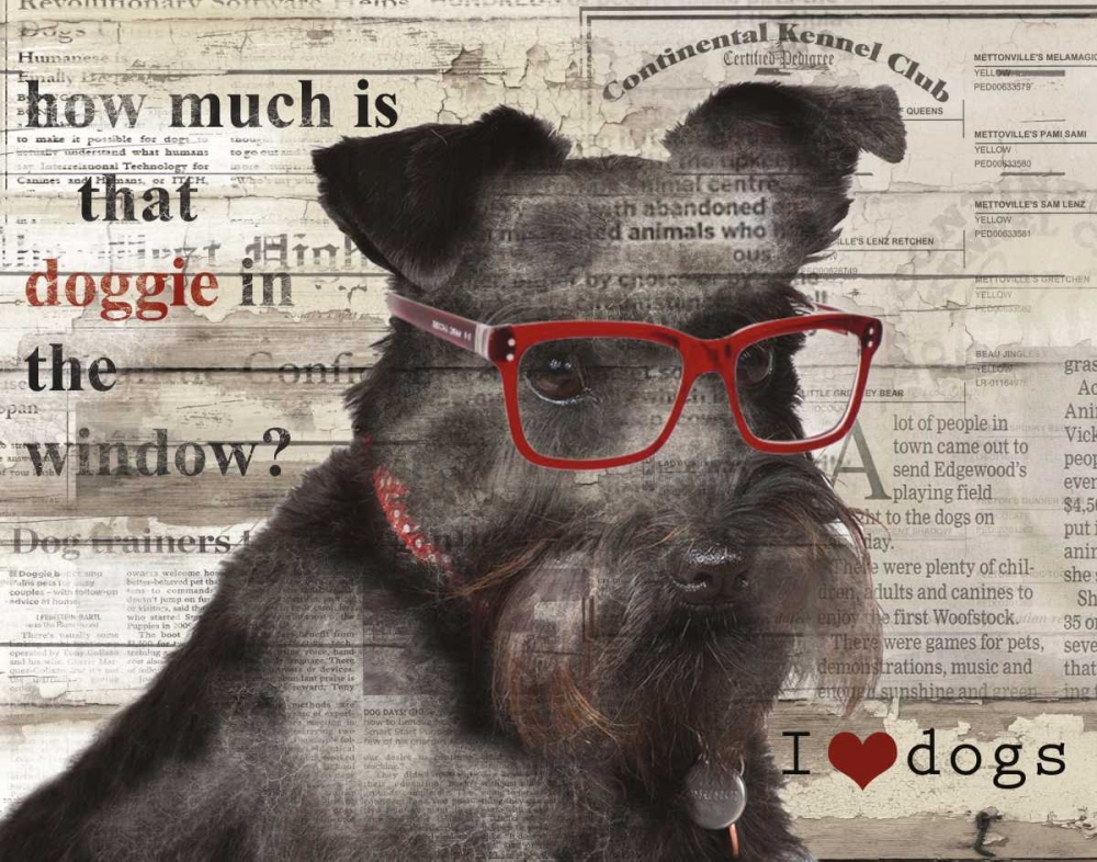 Doggie in Window art print by Carol Robinson for $57.95 CAD
